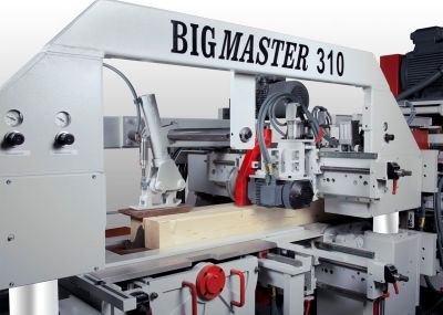 BIG<i>MASTER</i> cutting saw with bevel device