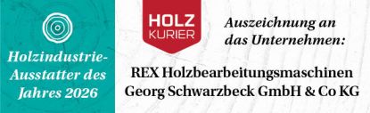 Holzindustrie-Ausstatter des Jahres 2026